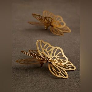 EYDI EARRING Elegant Gold Butterfly Earrings